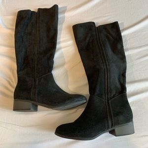 A new day suede black boots